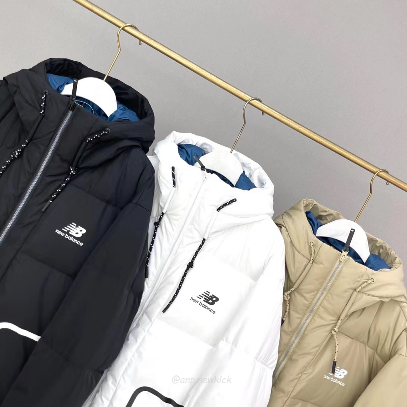New Balance Nb Thickened Warm Down Jacket White Beige Black (7) - www.newkick.vip